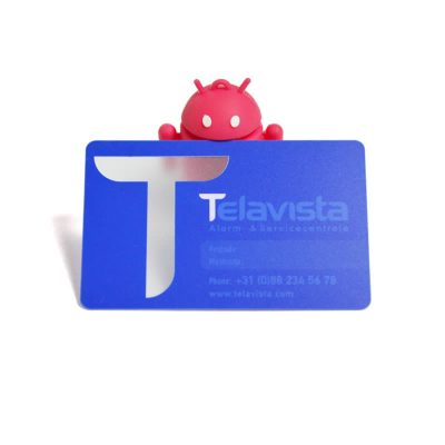 transparent plastic card
